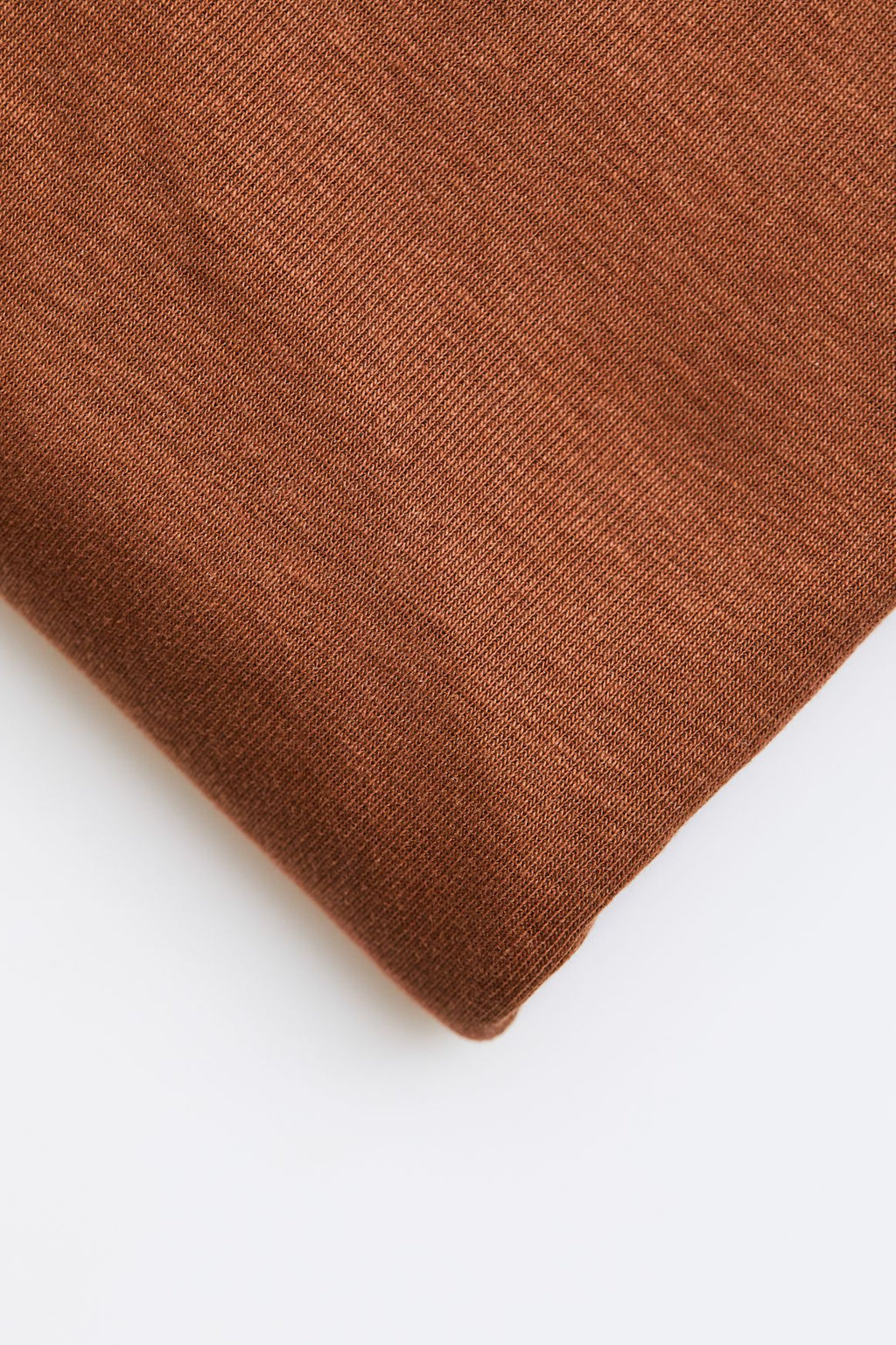 Meet Milk Pecan Fine Rib Jersey