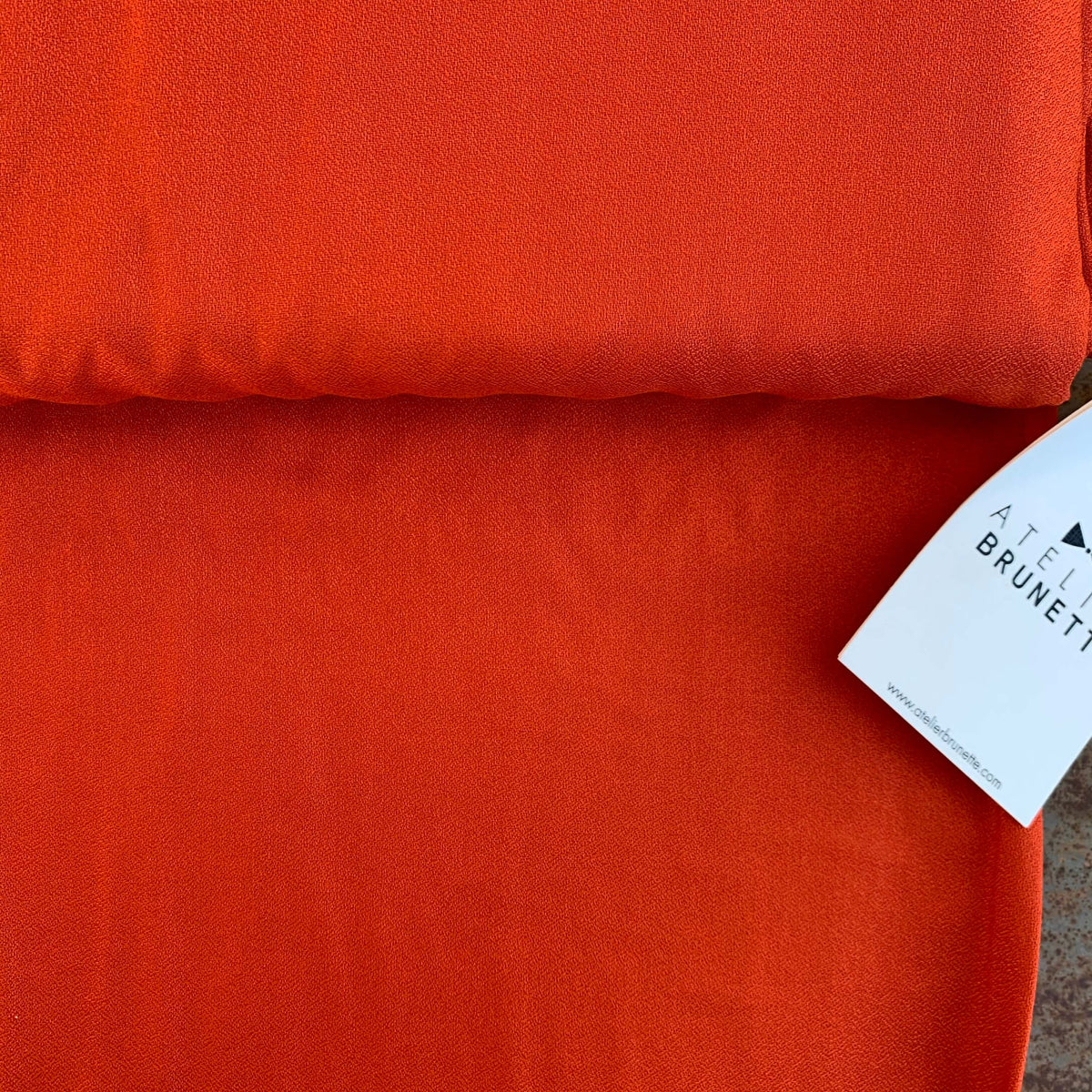 Atelier Brunette Crepe Tangerine