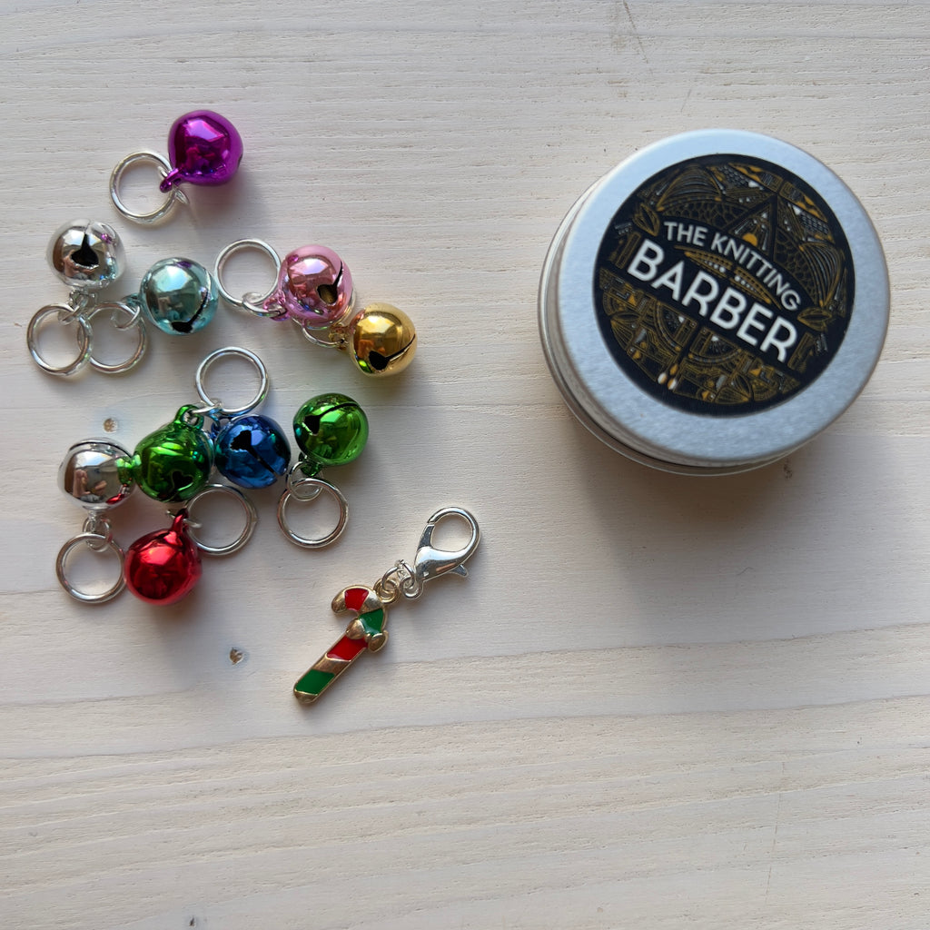 The Knitting Barber Stitch Markers | Marca Malhas