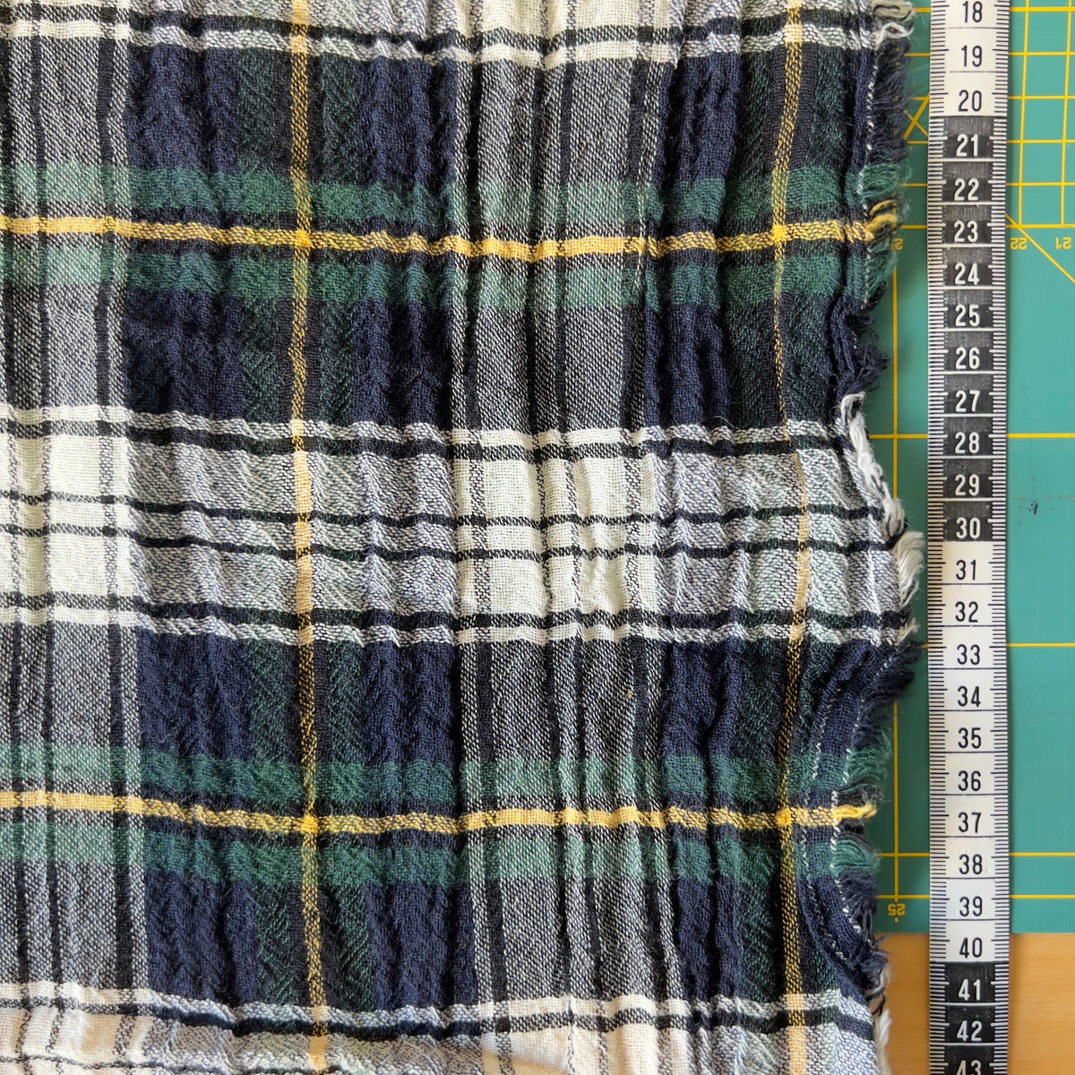 Plaid Single Cotton Gauze