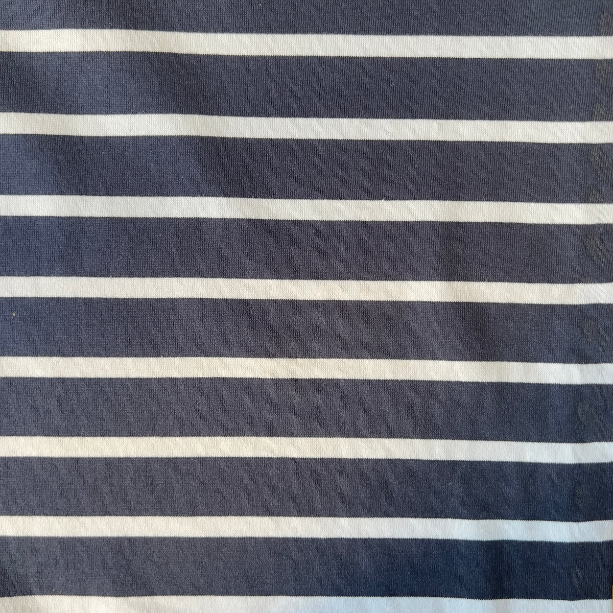 Jersey Ponte Roma Navy Stripes