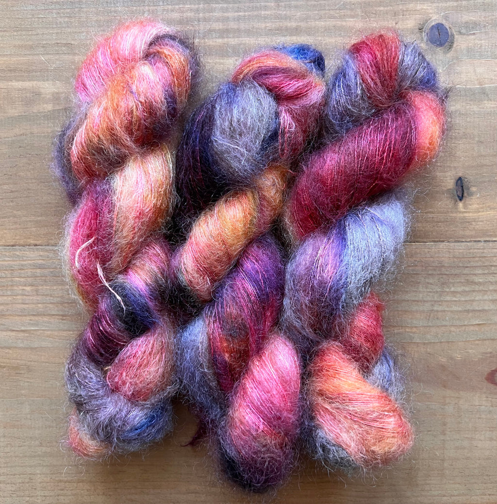 Serafina Silk Mohair Hand Dyed