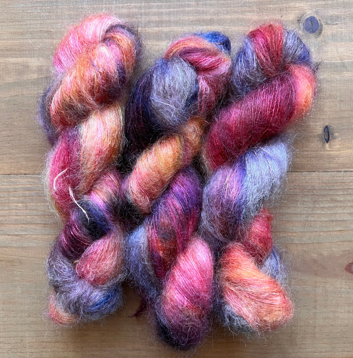 Serafina Silk Mohair Hand Dyed